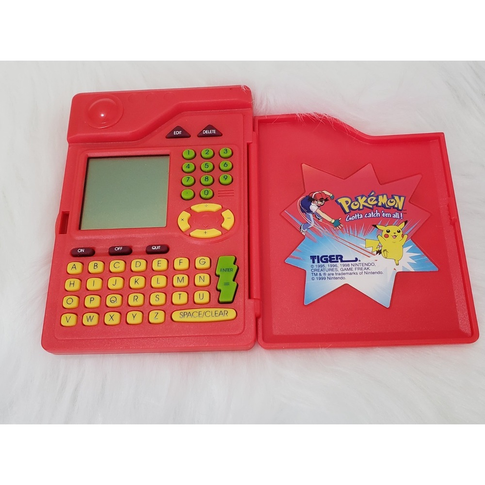 Vintage Pokedex Toy 1998 Tiger Electronics Toy Pokemon Trainer Handheld
